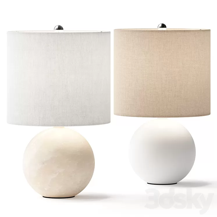 Lulu and Georgia Vivienne Table Lamp 3D Model Free