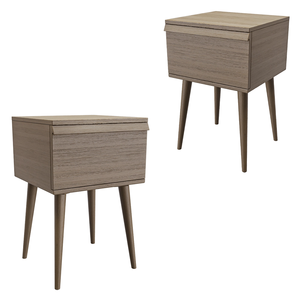 lulu'space - Bedside table Lina stand 3D Model