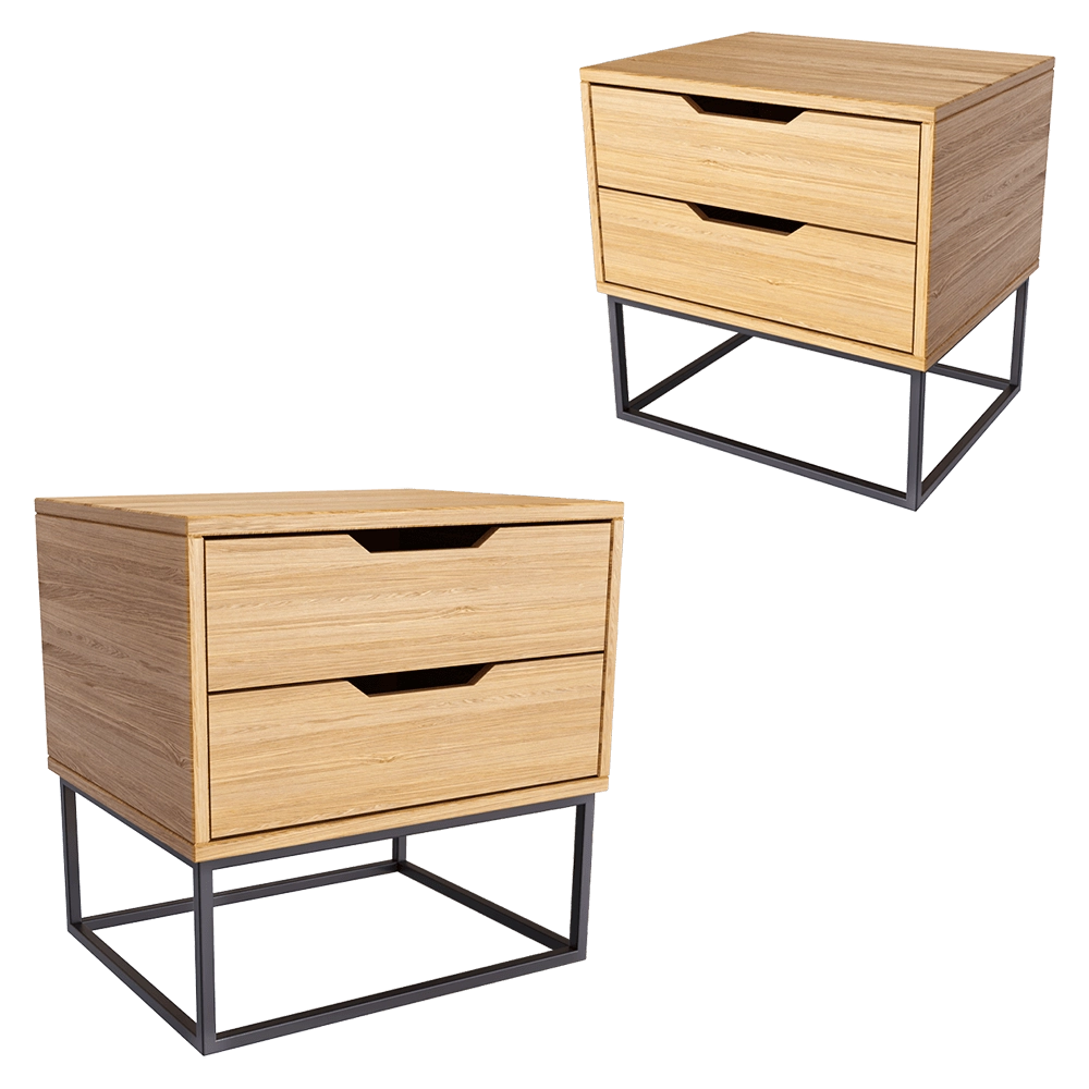 lulu'space - Bedside table Ramon stand 3D Model