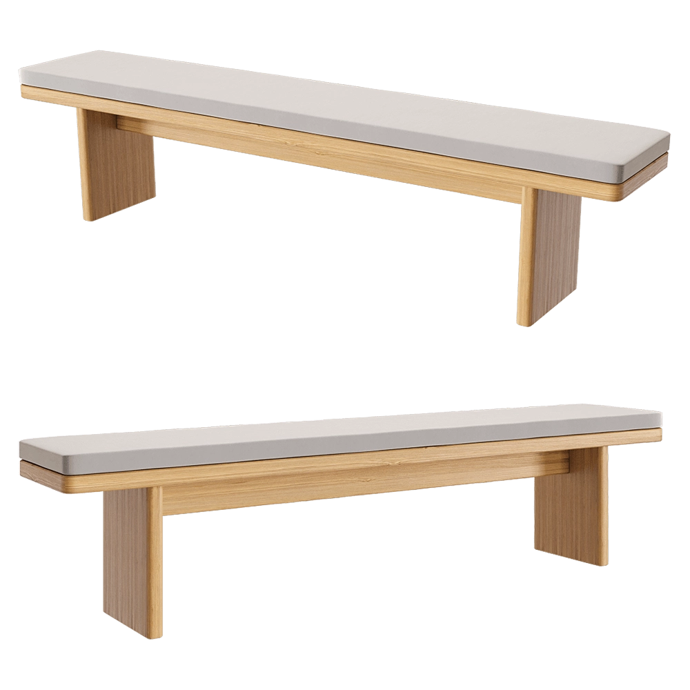 lulu'space - Bench Amalfi soft 3D Model