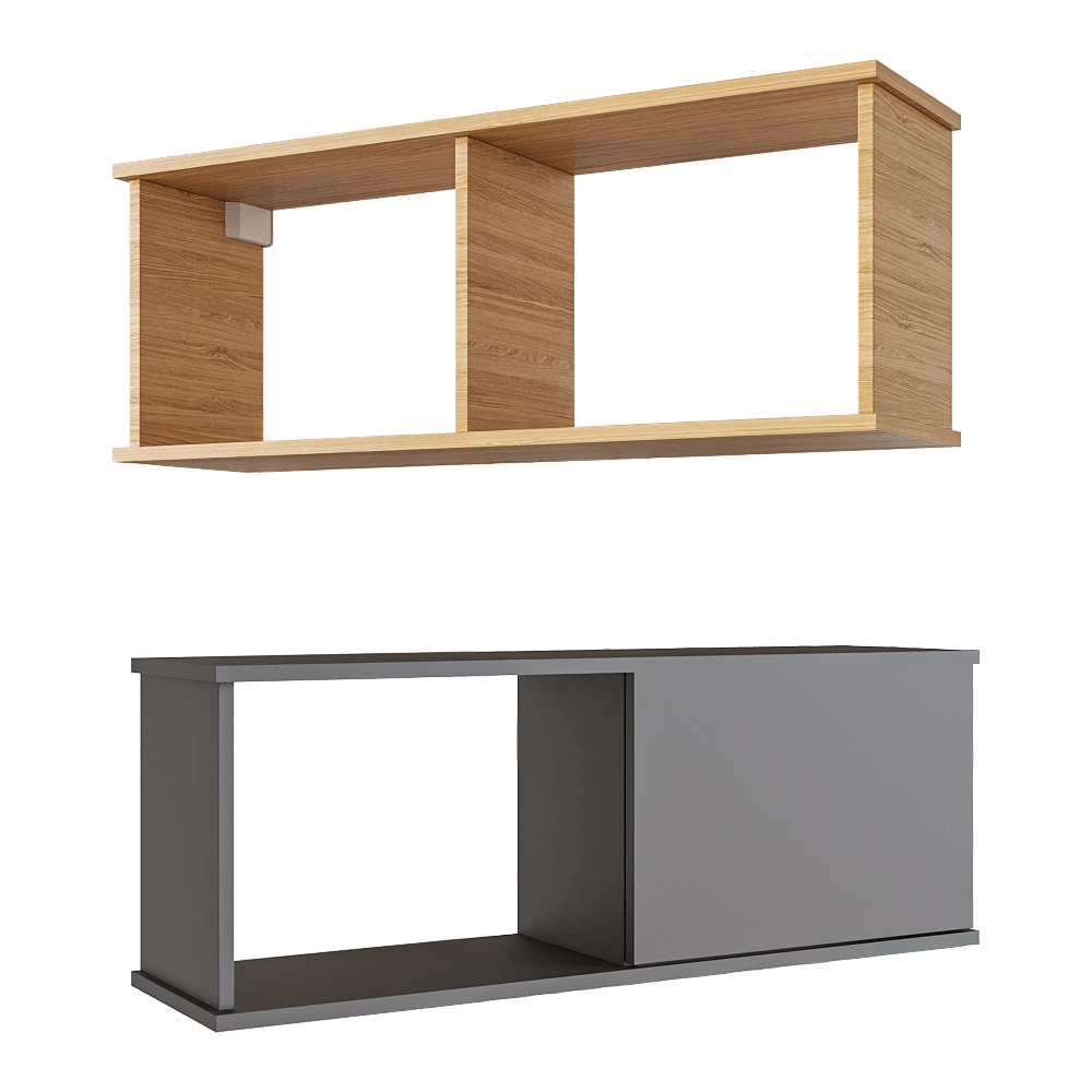 lulu'space - Modular shelves 2 3D Model