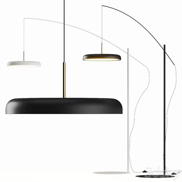 Lumen Center Italia Zero Floor Lamp 3D Model