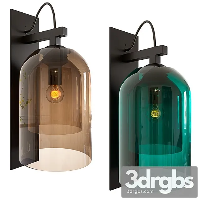Lumi collection large wall sconce 3D Model Download