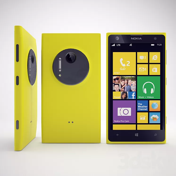 lumia 1020 3D Model