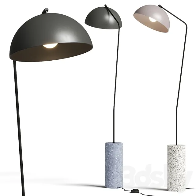 Luminaire Authentik Dome Floor Lamps 3DModel