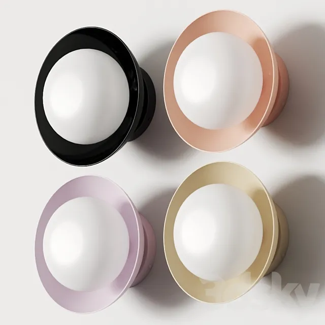 Luminaire Authentik Nube Danoise Wall Lamp 3D Model