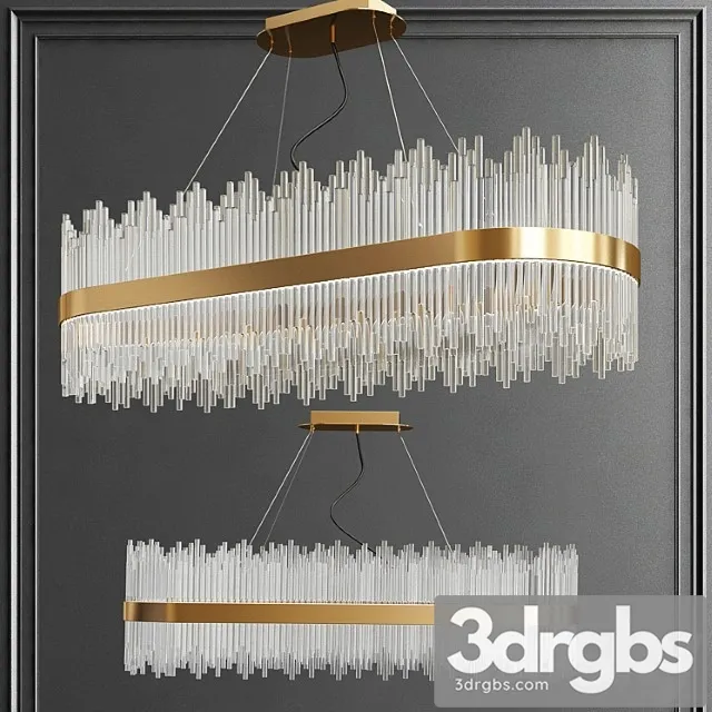 Luminaire Crystal Chandelier 3D Model Download