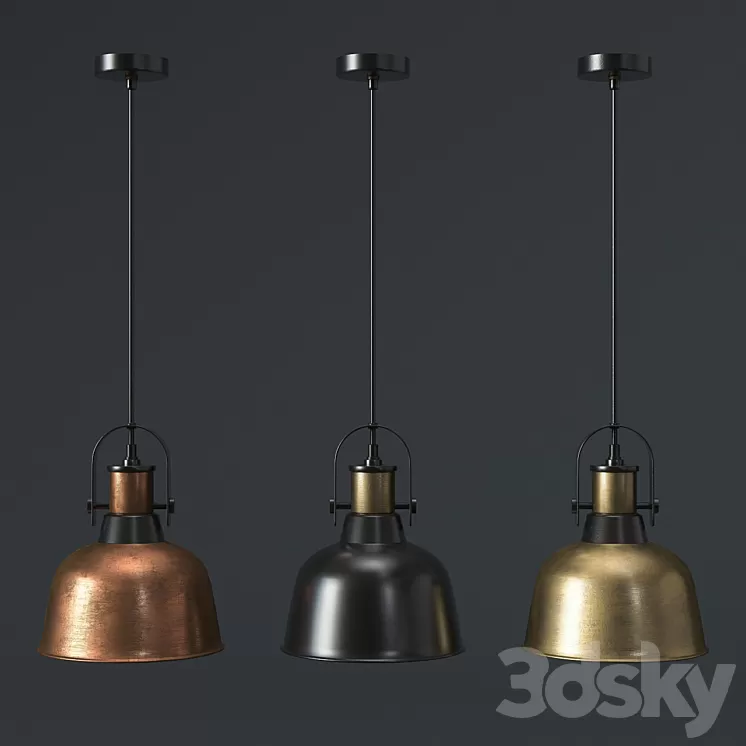 Luminaire loft Globo KUTUM 3D Model