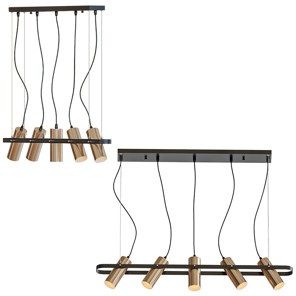 Lumion - Pendant lamp Claire 3714/5 3D Model