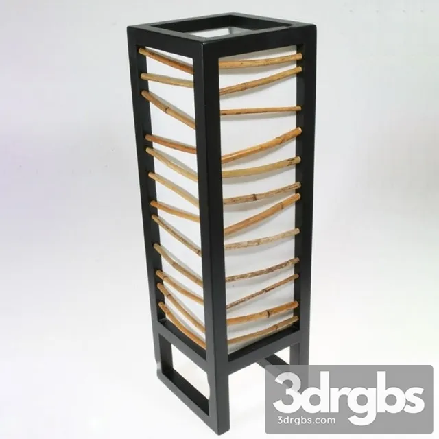 Lumisky Ledsolar Lamp Stripy Grijs 3D Model Free