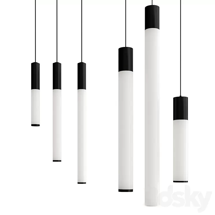 LUMISTIK pendant lamp collection 3D Model