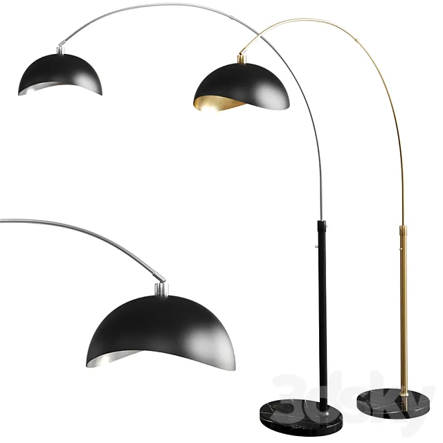 Luna Bella Arched Floor Lamp 3DModel