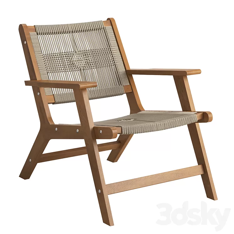 Luna Lounge Chair 3D Model Free