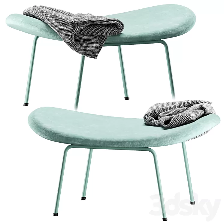 Luna Rx pouffe 3D Model