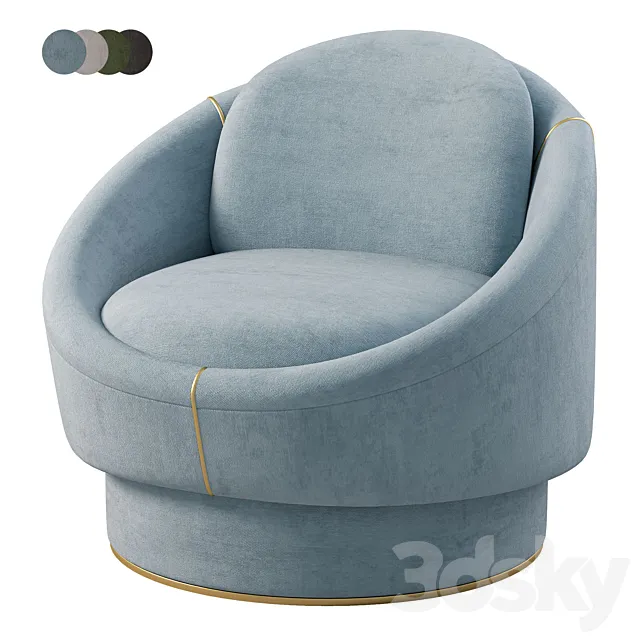 LUNA SWING By Paolo Castelli 3D Model