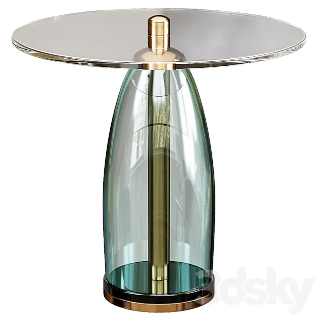 Luna Table - Large by Baker Luxe 3DModel