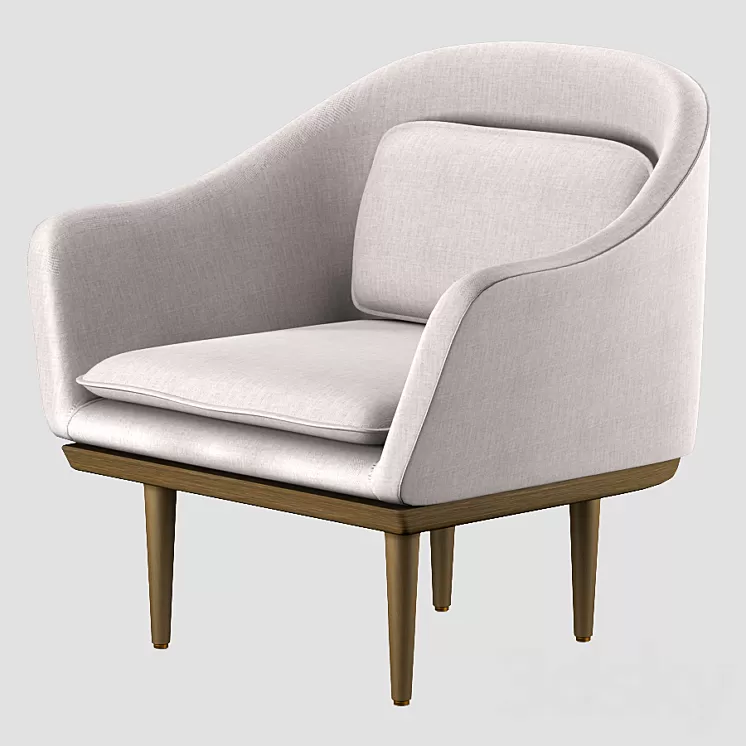 Lunar Lounge Chair Large 3D Model