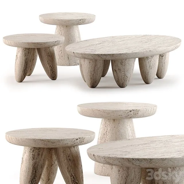 Lunarys Coffee Tables by Hommes 3D Model