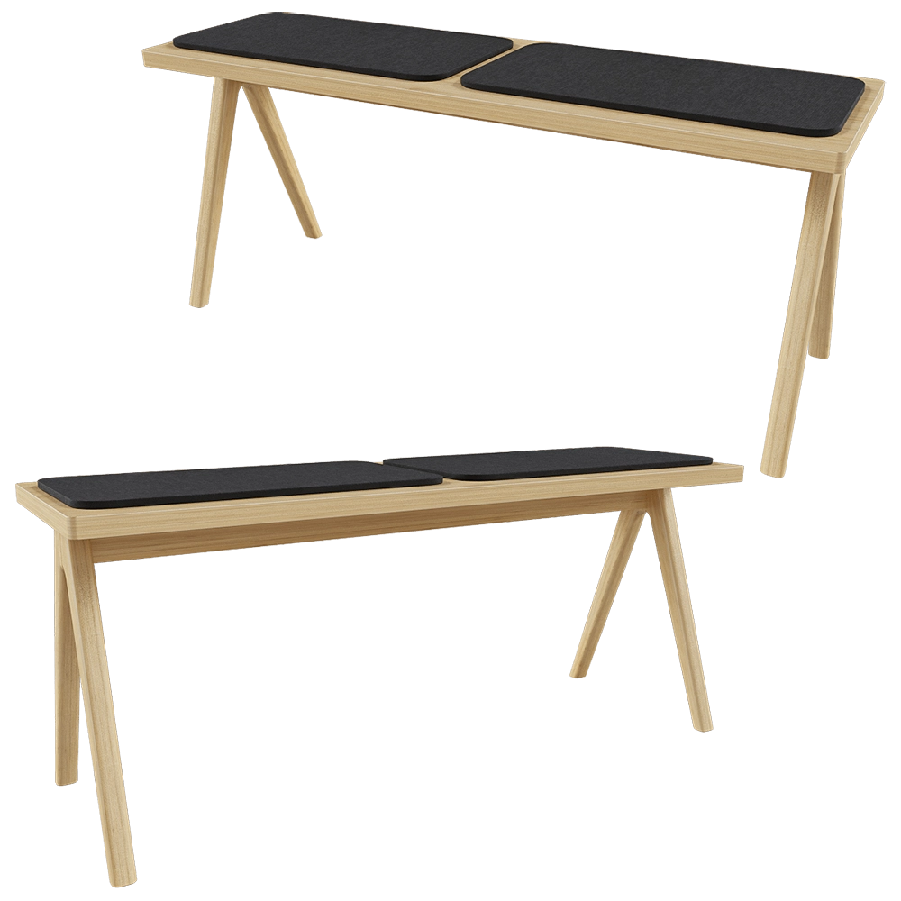 Lundbergs Möbler  - Bench Arko 3D Model