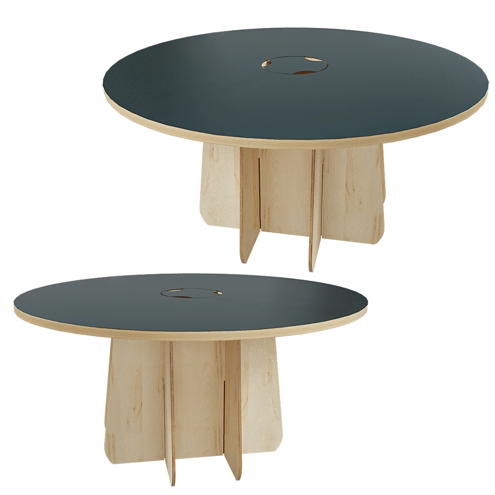 Lundbergs Möbler - Round table Funghi 3D Model
