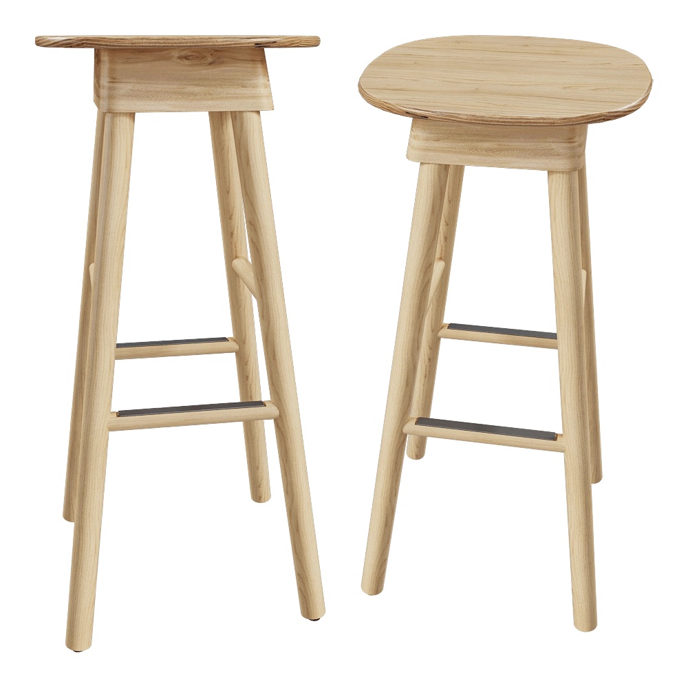 Lundbergs Möbler  - Stool SitOnMe 3D Model