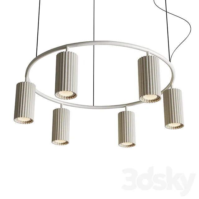 LUPS 6 Head Round Nordic Spot Chandelier Free Download