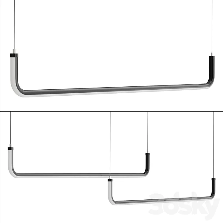 Lussole Loft Cass 3D Model Free