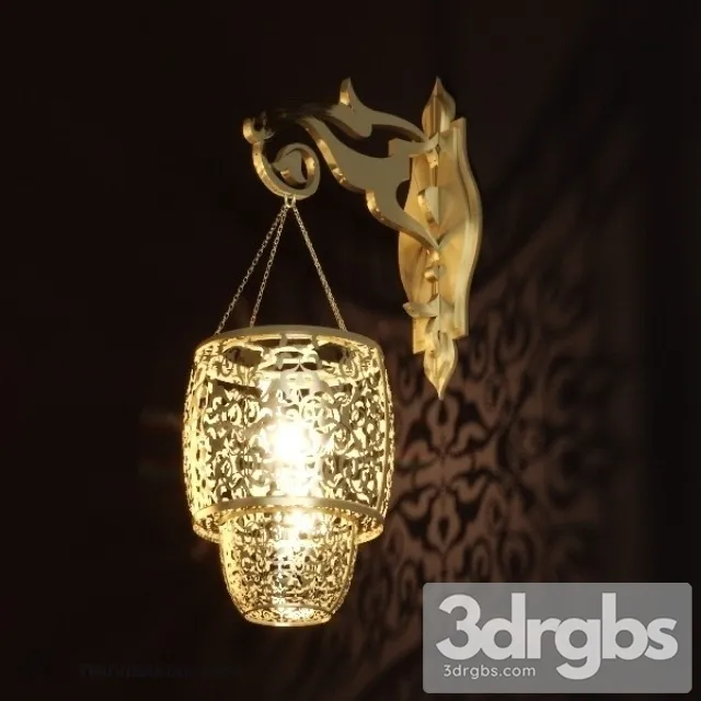 Lustr Wall Light 3D Model Free