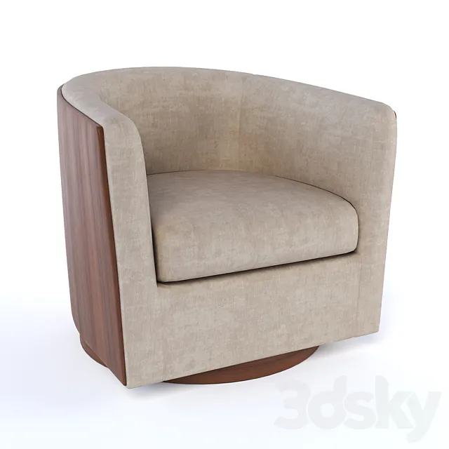 Luther Swivel Chair 3DModel
