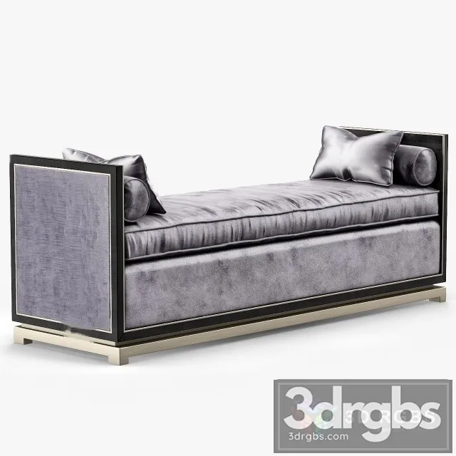 Lux Deco Bronze Chaise 3D Model Free