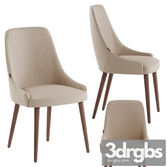Luxdeco torre adima side chair 2 3D Model Free