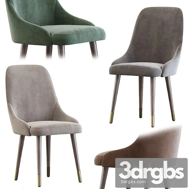 Luxdeco torre adima side chair_1 2 3D Model Free