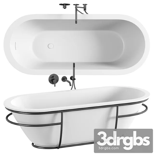 Luxe Freestanding Stone Bath 1800 M 3D Model Free
