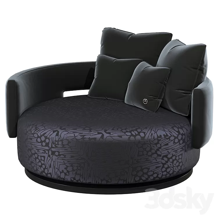luxence elsa armchair 3D Model