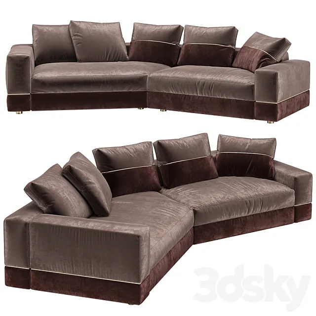 LUXENCE MAXIME DIAGONAL SOFA 3DModel
