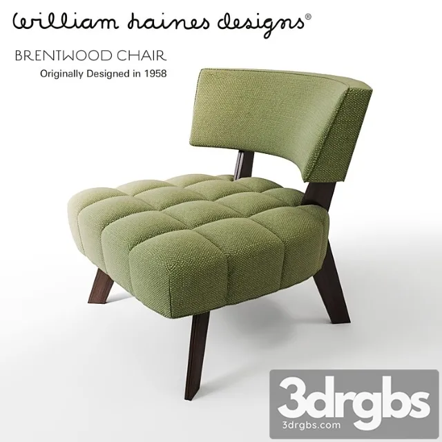 Luxurious Brentwood Chair 3D Model Free