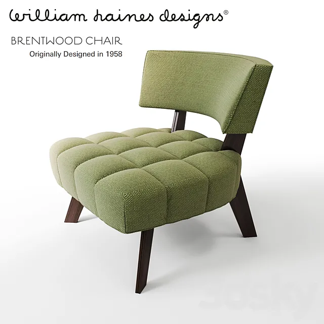 Luxurious Brentwood Chair 3D Model