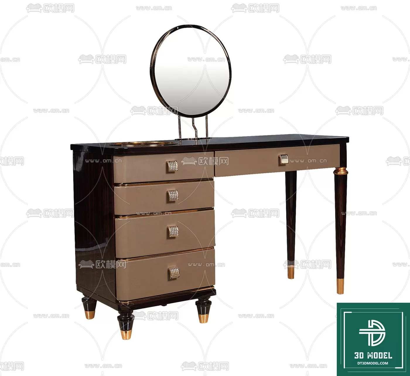 LUXURY – 3D Models – DESSING TABLES – 002