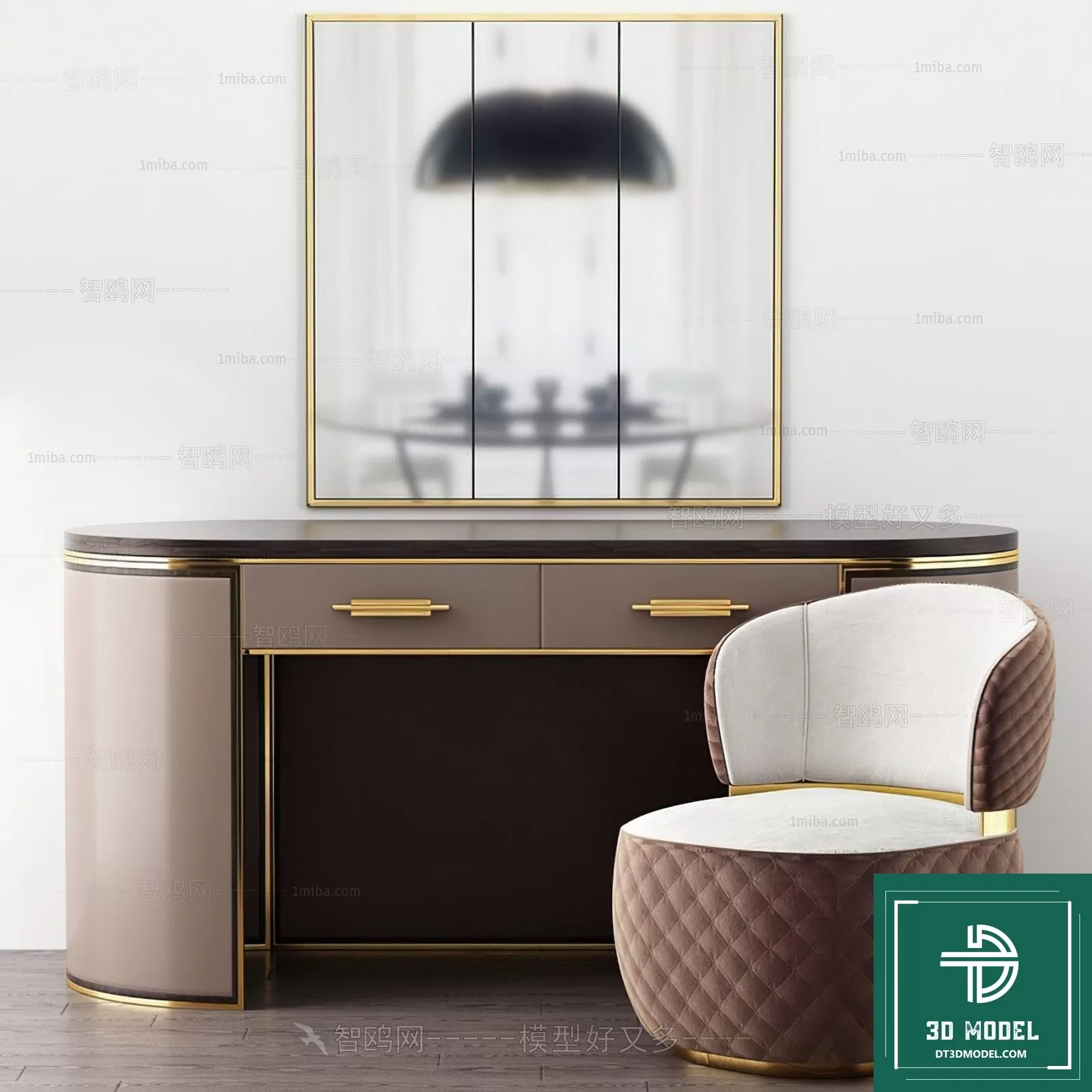 LUXURY – 3D Models – DESSING TABLES – 015