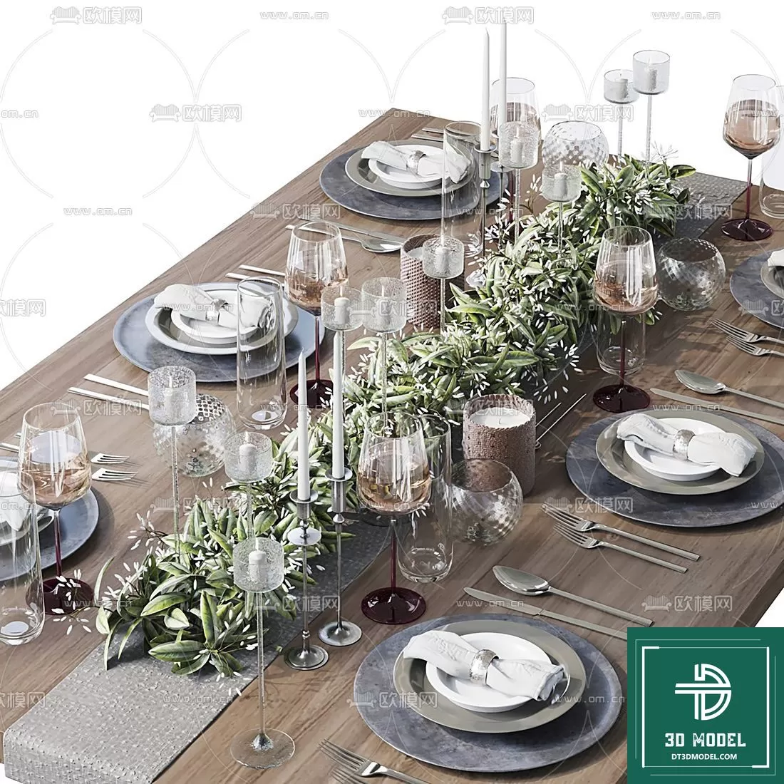 LUXURY – 3D Models – TABLEWARE – 013