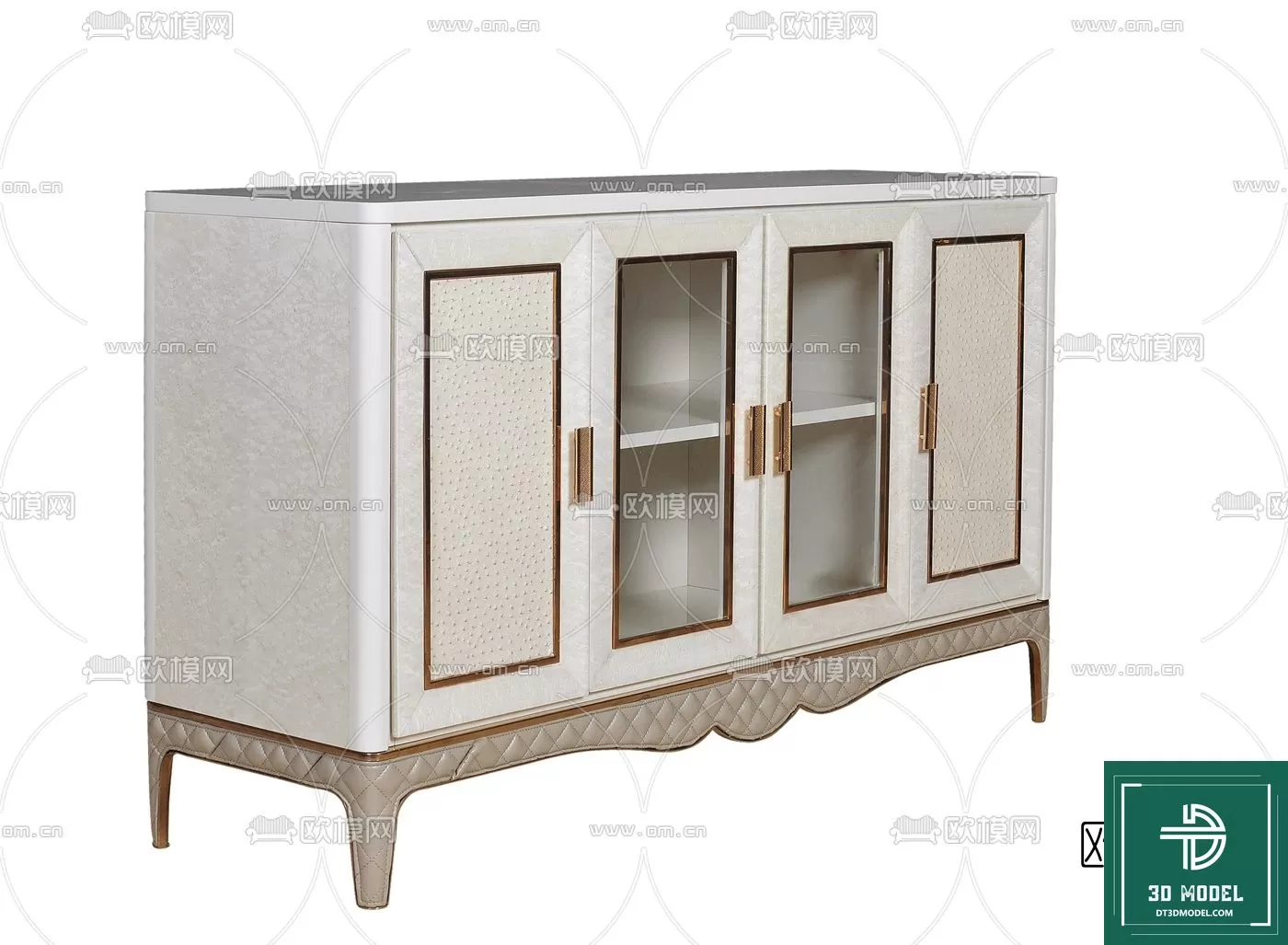 LUXURY – 3D Models – TV SHELF – 002