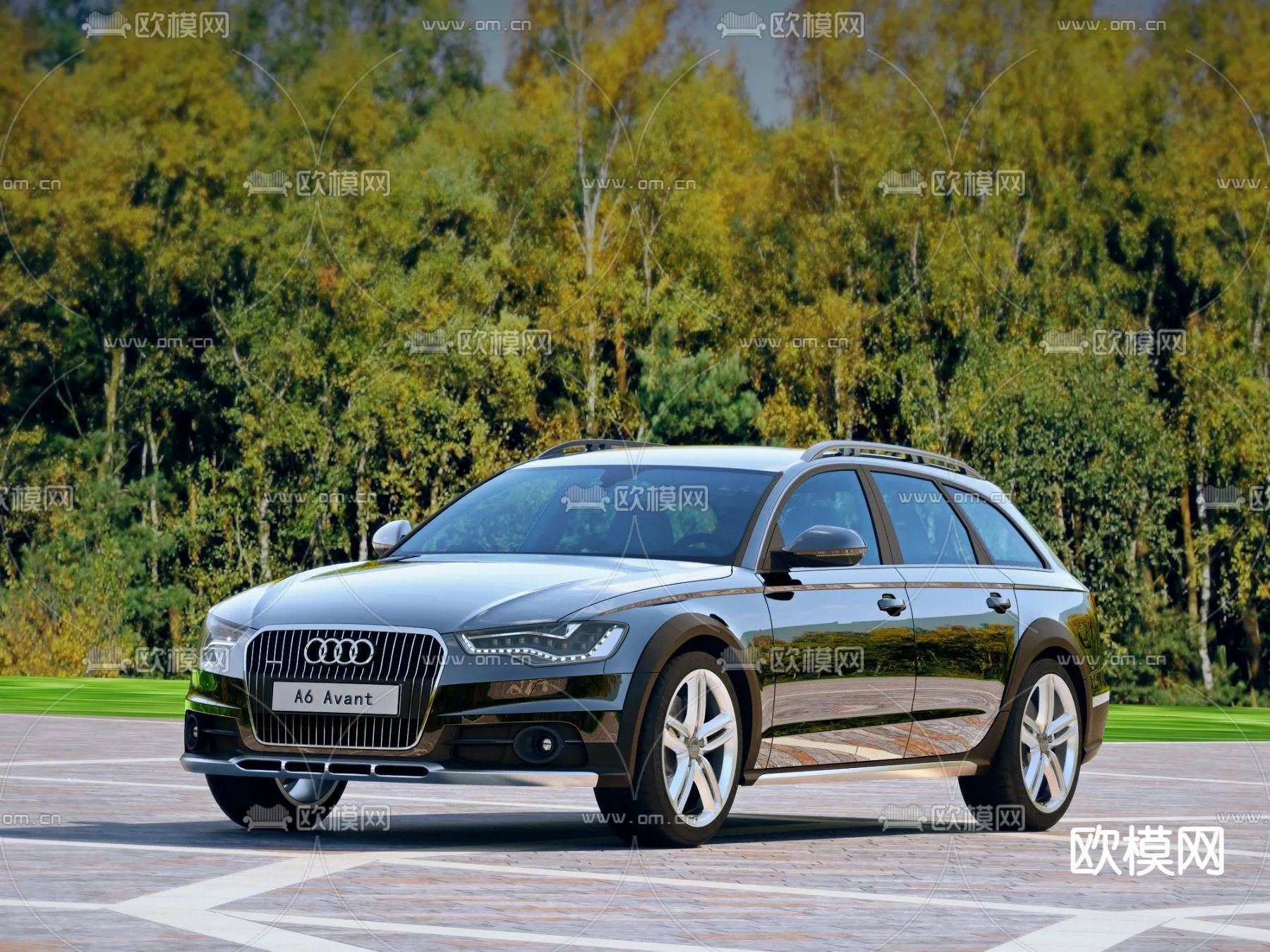 Luxury and Sport Car 3D Models - Transports - 008 - VRAY Render