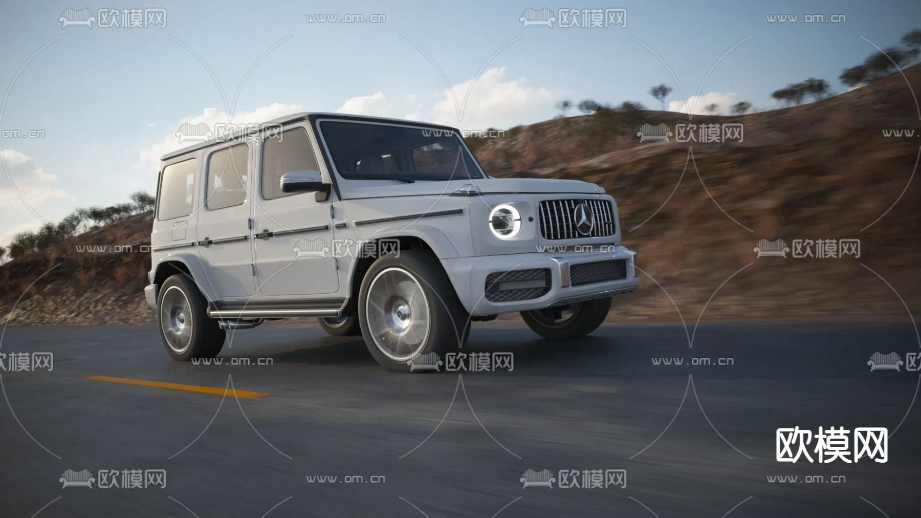 Luxury and Sport Car 3D Models - Transports - 014 - VRAY Render