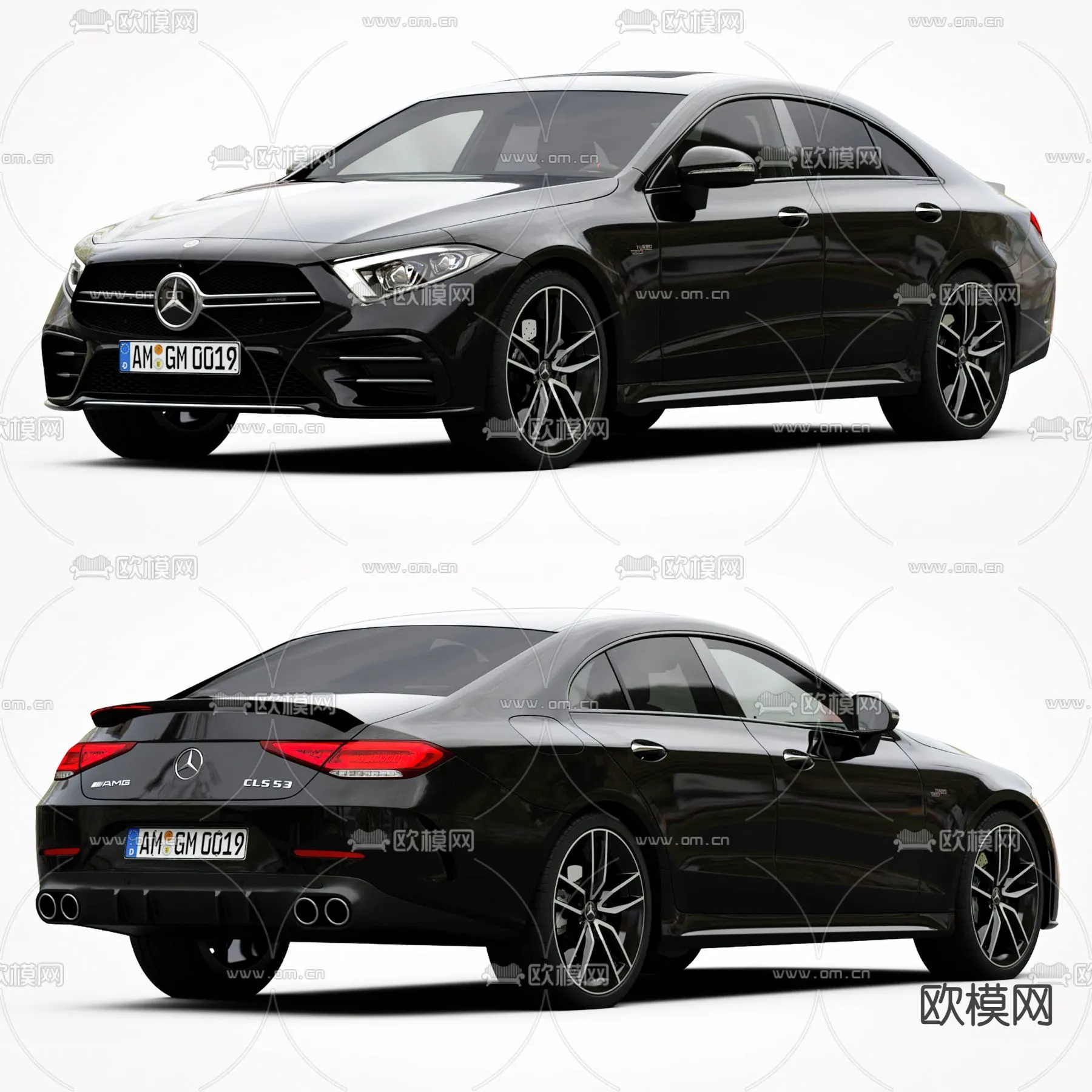 Luxury and Sport Car 3D Models - Transports - 019 - VRAY Render