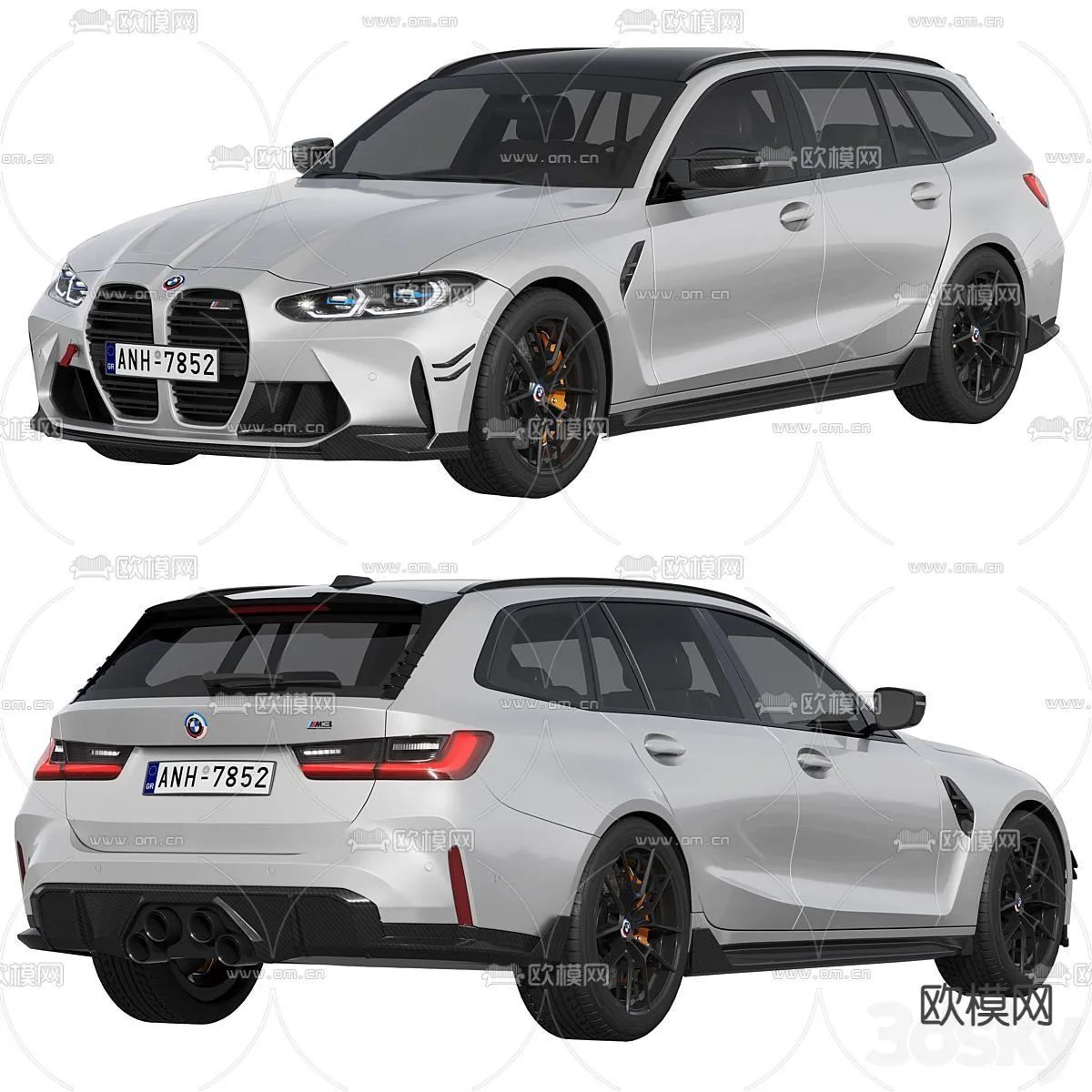 Luxury and Sport Car 3D Models - Transports - 025 - VRAY Render