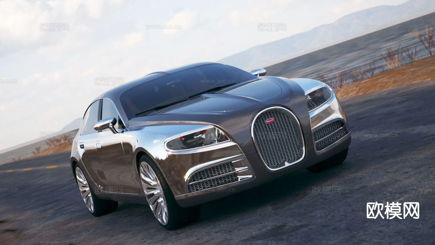 Luxury and Sport Car 3D Models - Transports - 033 - VRAY Render