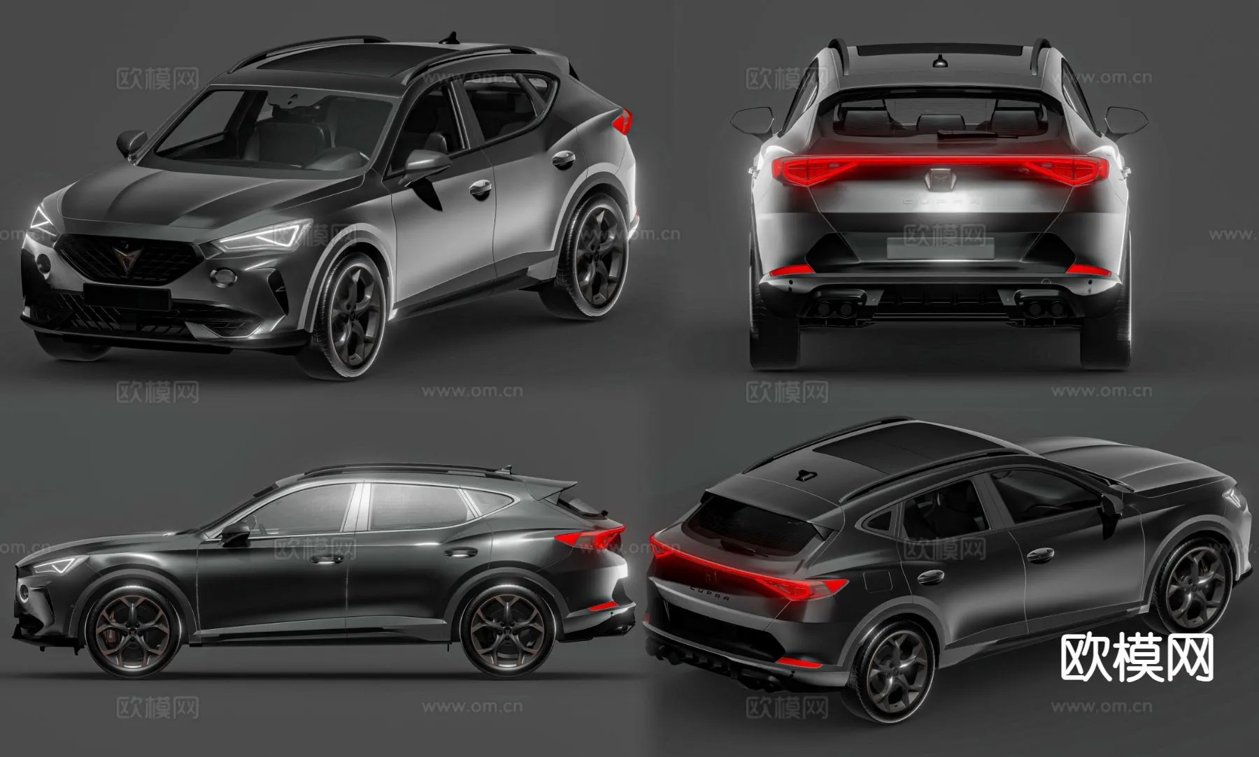 Luxury and Sport Car 3D Models - Transports - 043 - VRAY Render