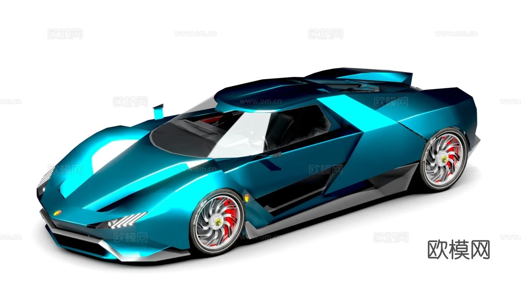 Luxury and Sport Car 3D Models - Transports - 050 - VRAY Render