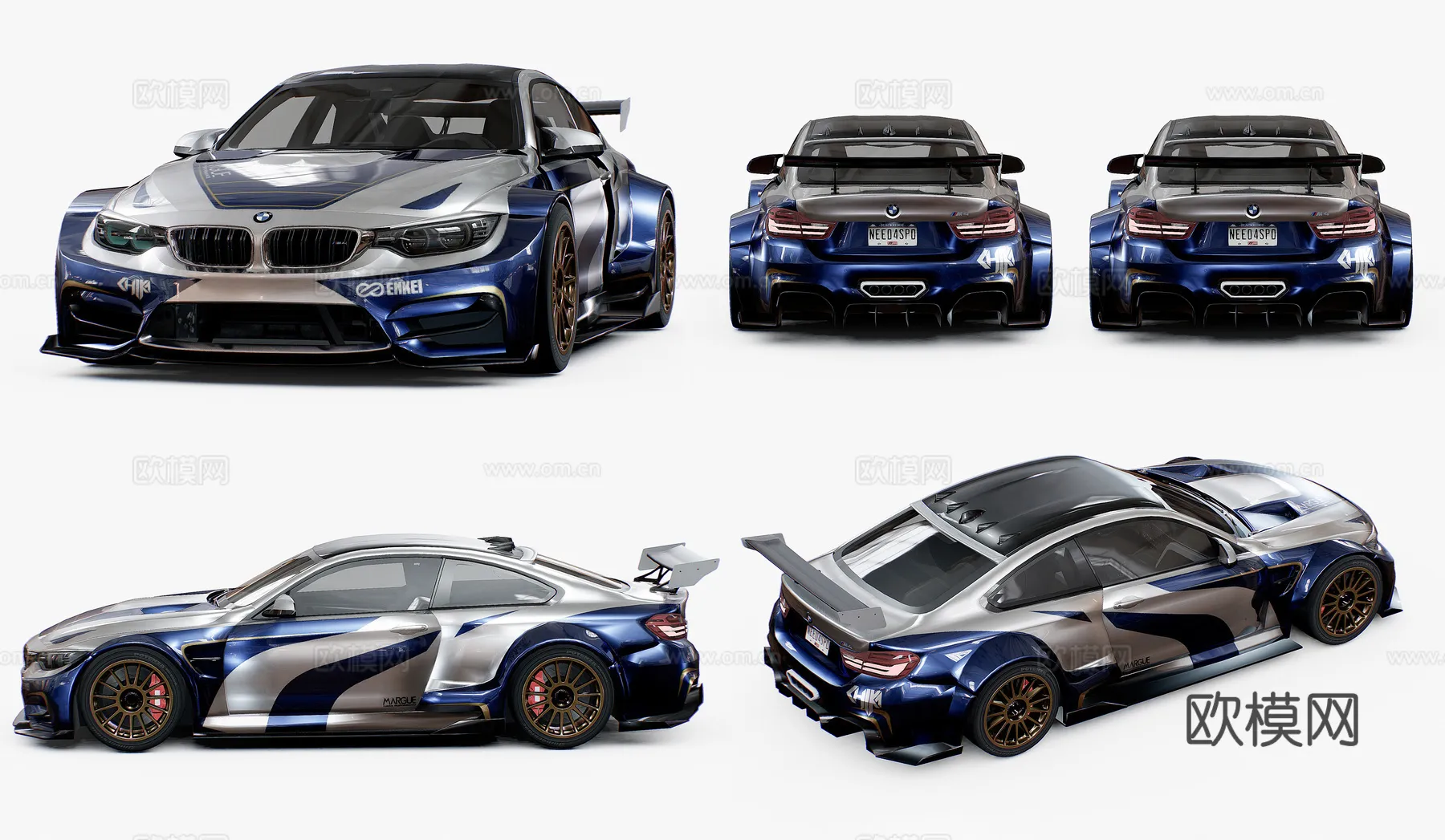 Luxury and Sport Car 3D Models - Transports - 061 - CORONA Render