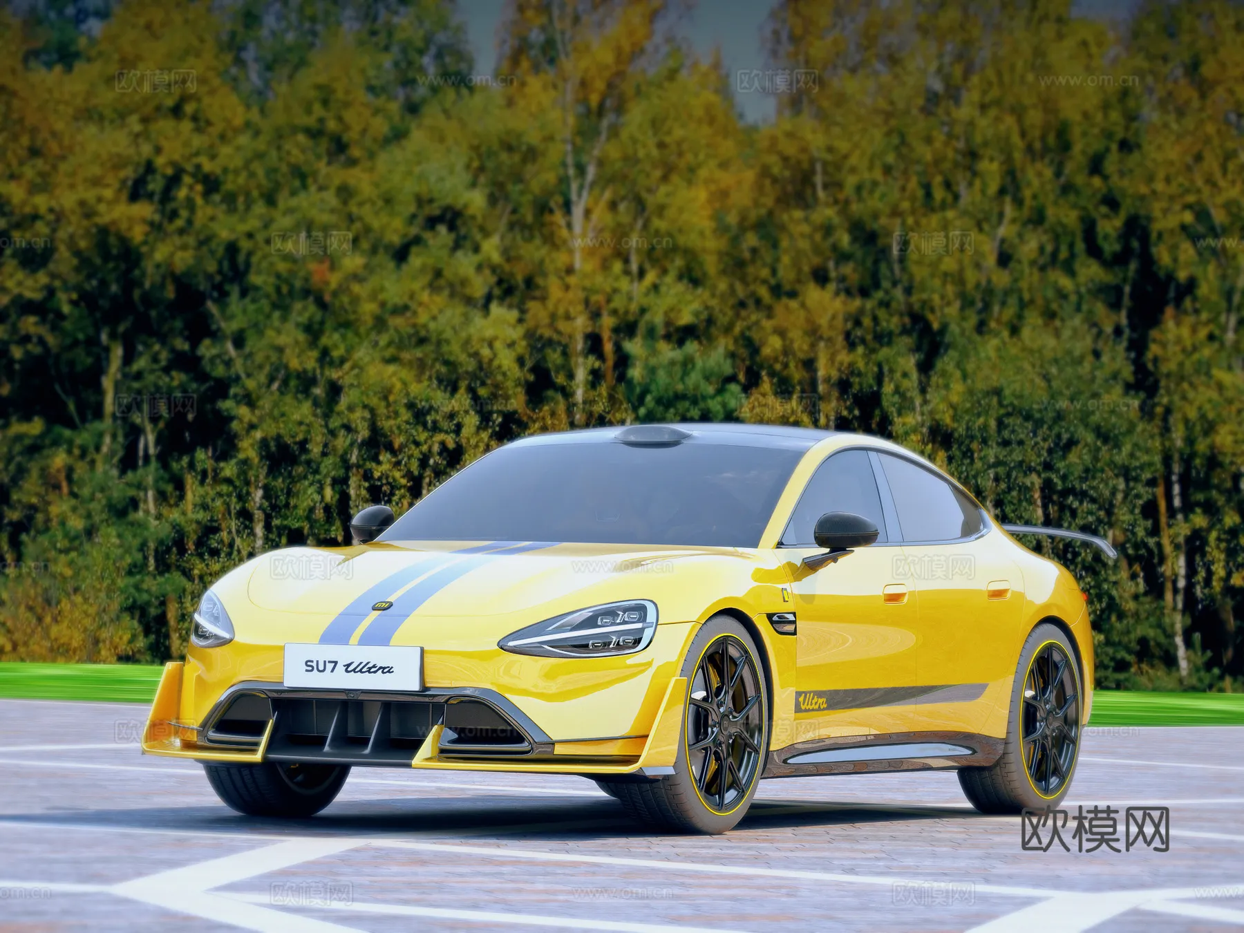 Luxury and Sport Car 3D Models - Transports - 065 - VRAY Render